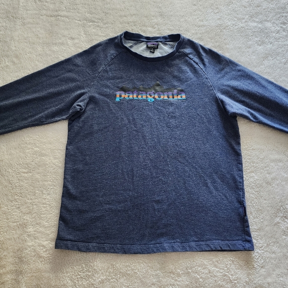 Patagonia Other - Patagonia Nightfall Fitz Roy Lightweight Crew Sweatshirt, Men's Medium - Navy